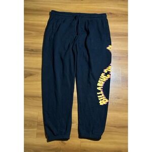 Mens Billabong Drawstring Cotton Fleece Graphic Shorebird Sweatpants